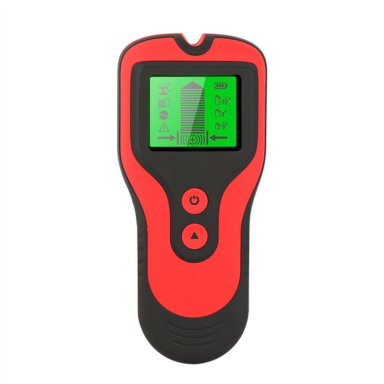5 In 1 Wall Testing Monitor Water Purity Filter Metal Detector AC Voltage Live Wire Wood Pipe Stud Finder Wall Scanner ,Accurate and Quick - RED