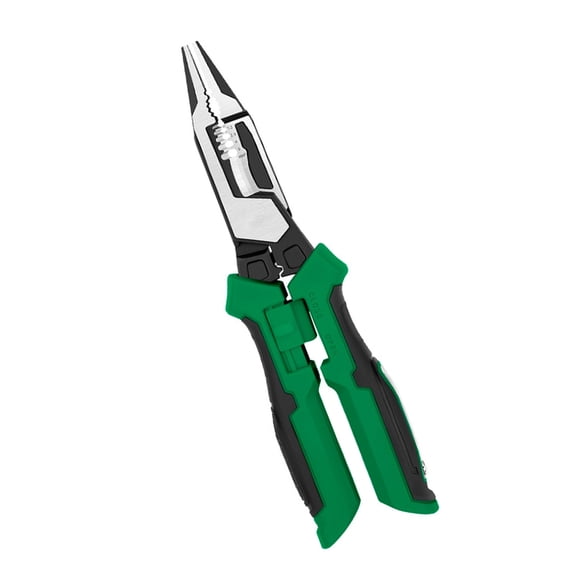 5 In 1 Wire Stripper Wire Stripping Tool with Electricity Tester Cable Cutter with Plier Crimper Splitting Stripper