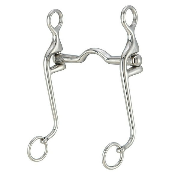 5 In Mouth Tough Kelly Silver Star Swivel Cheek Walking Horse Bit
