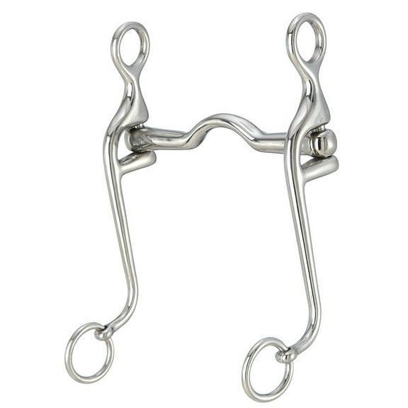 5 In Mouth Tough Kelly Silver Star Swivel Cheek Walking Horse Bit