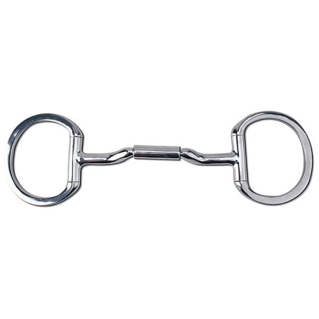 Myler MB 36 Eggbutt Snaffle Bit - 5" Stainless Steel with Copper Inlay - Level 2-3 Dressage Legal