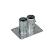 thumbnail image 1 of 5 In. X 7 In. X 4 In. Steel Double Socket Safety Railing Pipe Option, 1 of 3