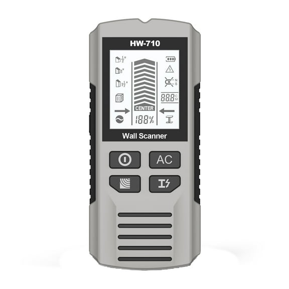 5 In1 Multifunctional Handheld Metal Detector Wall Detector Stud Detector Scanner Portable Wire Duct Power Scanner For Detecting Silver