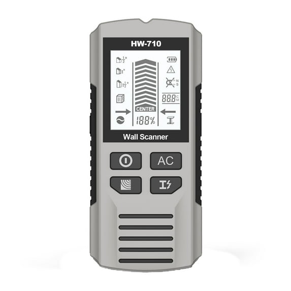 5 In1 Multifunctional Handheld Metal Detector Wall Detector Stud Detector Scanner Portable Wire Duct Power Scanner For Detecting Silver