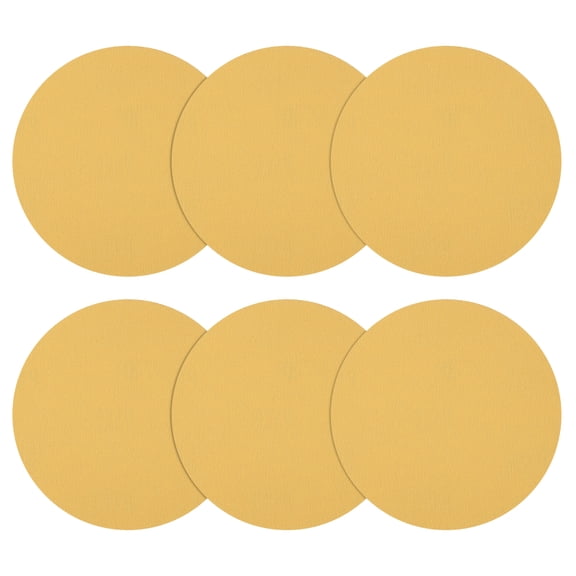 5 Inch 100 Grit Hook and Loop Sanding Disc - 5 Pcs - Good for Wood Metal Stone Walls- Aluminum Oxide Abrasive Hook and Loop Sandpaper Random Orbital Sander Pads, Yellow