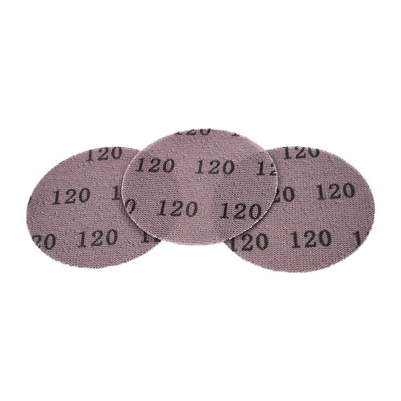 5-Inch 120 Grit Sanding Discs, 50-Count, Premium Ceramic Mesh, Hook & Loop