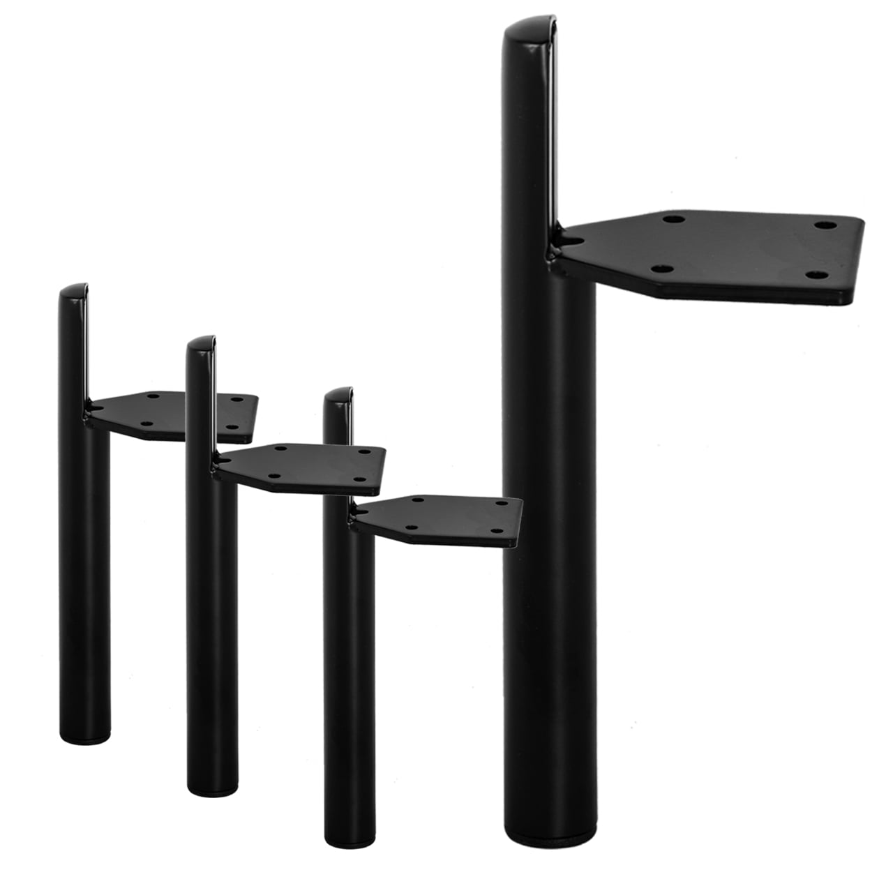 5 Inch / 13cm Metal Furniture Legs, Btowin VCF 4Pcs Modern Tapered Side