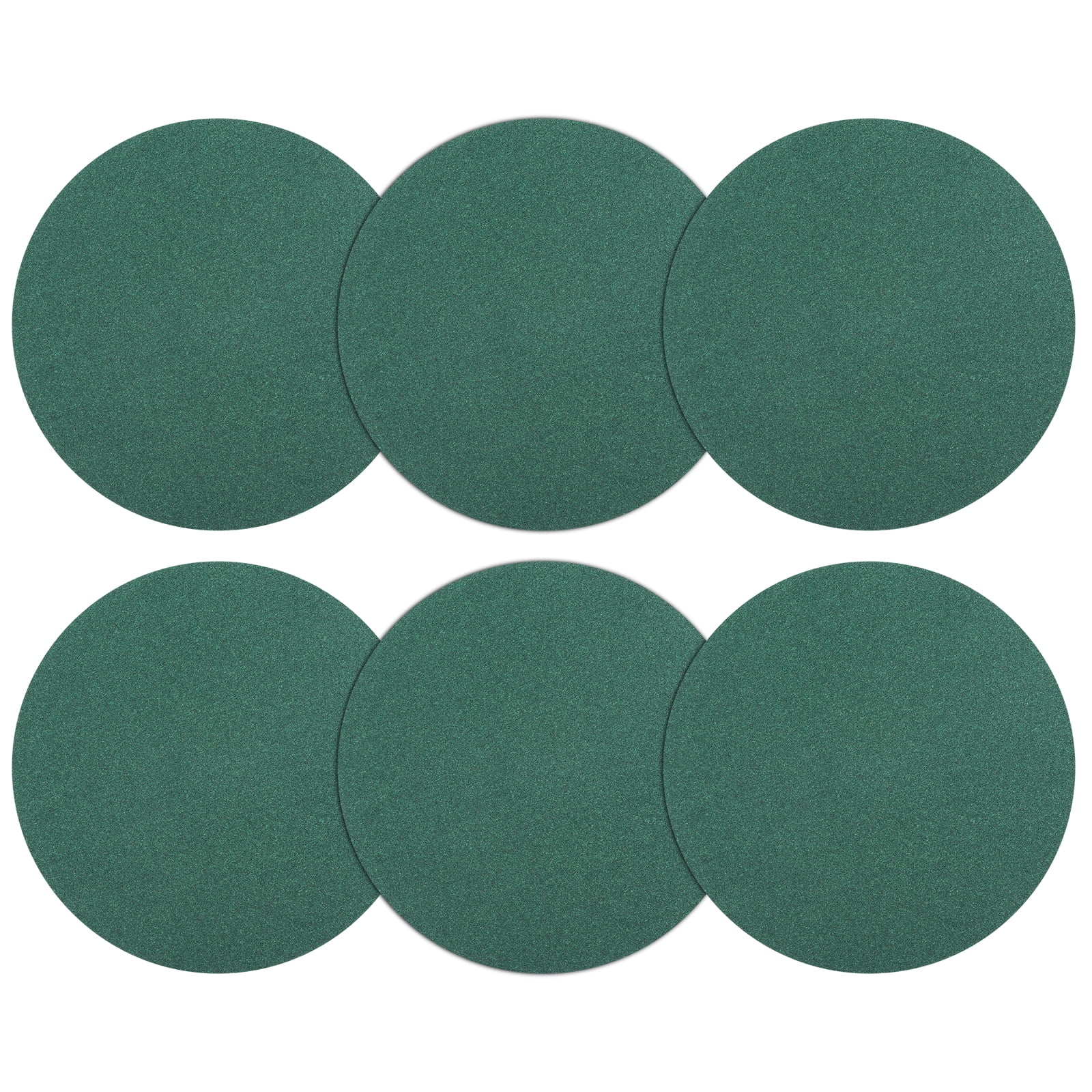 5 Inch 150 Grit Hook and Loop Sanding Disc - 50 Pcs - Good for Wood Metal Stone Walls - Zirconia Abrasive Hook and Loop Sandpaper Random Orbital Sander Pads, Green