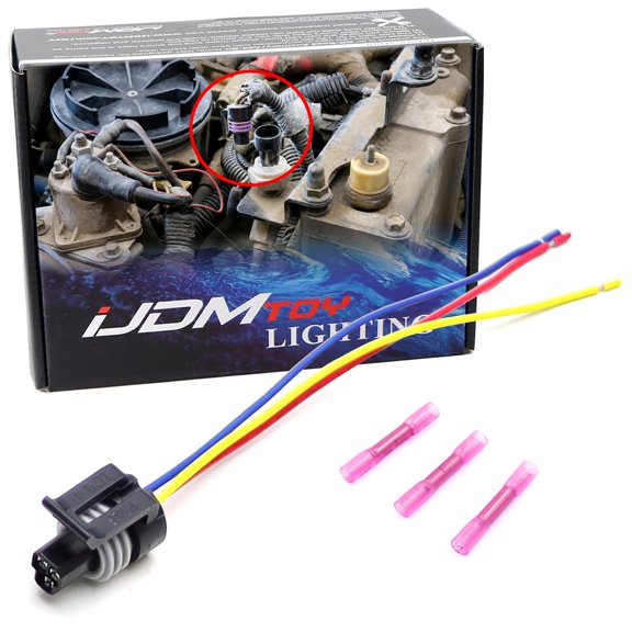 5-Inch 3-Pin Throttle Position, Oil Pressure, Coolant Temperature, Exhaust or Injection Sensor Connector Adapter, For GM LS or Ford Powerstroke 6.0L 6.4L 6.7L 7.3L Engine