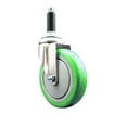 thumbnail image 1 of 5 Inch 316SS Green Polyurethane Wheel Swivel 3/4 Inch Expanding Stem Caster, 1 of 2