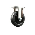 thumbnail image 1 of 5 Inch 316SS Hard Rubber Wheel Rigid Top Plate Caster Service Caster Brand, 1 of 2