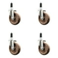thumbnail image 1 of 5 Inch 316SS High Temp Glass Filled Nylon 1-1/4 Inch Expanding Stem Caster Set, 1 of 2