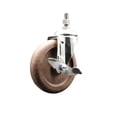thumbnail image 1 of 5 Inch 316SS High Temp Glass Filled Nylon 3/8 Inch Threaded Stem Caster Brake, 1 of 2