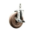 thumbnail image 1 of 5 Inch 316SS High Temp Glass Filled Nylon ½ Inch Threaded Stem Caster with Brake, 1 of 2