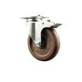 thumbnail image 1 of 5 Inch 316SS High Temp Glass Filled Nylon Top Plate Caster with Total Lock Brake, 1 of 2