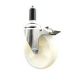 thumbnail image 1 of 5 Inch 316SS Nylon Wheel Swivel 1-1/4 Inch Expanding Stem Caster Lock Brake SCC, 1 of 2