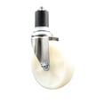 thumbnail image 1 of 5 Inch 316SS Nylon Wheel Swivel 1-3/4 Inch Expanding Stem Caster Service Caster, 1 of 2
