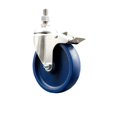 thumbnail image 1 of 5 Inch 316SS Solid Polyurethane Swivel 12mm Stem Caster Total Lock Brake SCC, 1 of 2