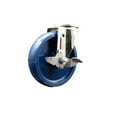 thumbnail image 1 of 5 Inch 316SS Solid Polyurethane Wheel Swivel Bolt Hole Caster with Brake SCC, 1 of 2