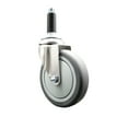 thumbnail image 1 of 5 Inch 316SS Thermoplastic Rubber Wheel Swivel 3/4 Inch Expanding Stem Caster, 1 of 2