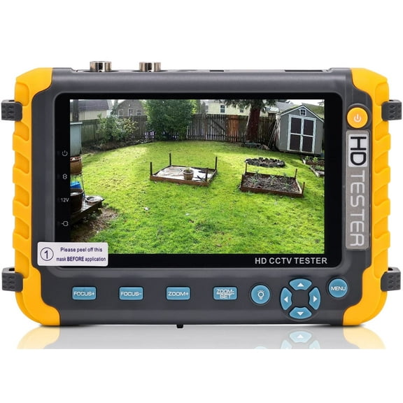 Anpviz 5 Inch 4 in 1 CCTV Monitor Tester, AHD/TVI/CVI/CVBS Coaxial Analog Video CCTV Tester, UTP/PTZ Cable Test for 1080P/3MP/4MP/5MP/8MP Analog Security Camera, VGA DC12V Output Camera