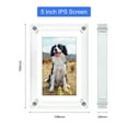 thumbnail image 1 of 5 Inch 4GB Battery Digital Picture Frame Motion Video Frame for Nightstand Charging Digital Photo Frame, 1 of 7