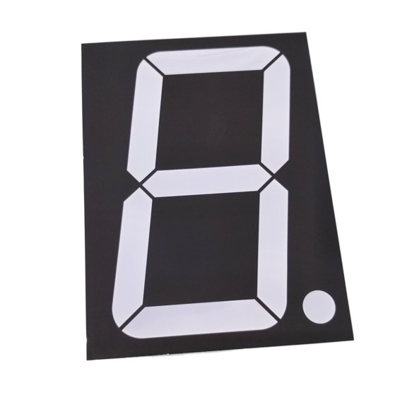 5 Inch 7 Segment Red LED Display Common Anode, 140x107mm Large Digital Display for DIY Electronics