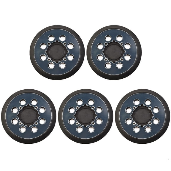 5 Inch 8-Hole Sander Backing Pad for DWE6423, 5PCS and Sanding Discs for DWE6421 DCW210B Random Orbital Sander Replacement Part N329079