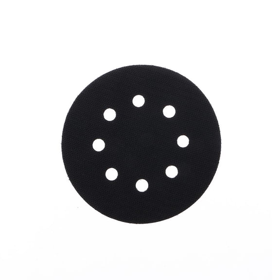 MOMOJIA 5 Inch 8 Holes Soft Density Interface Pads for Protection Disc Hook and Loop Black Power Tool Accessories Ultra-thin