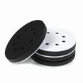 thumbnail image 1 of 5 Inch 8 Holes Soft Density Interface Pads Hook and Loop Sponge Cushion Buffer Round Backing Pad Foam Sanding Pads 4Pack, 1 of 7