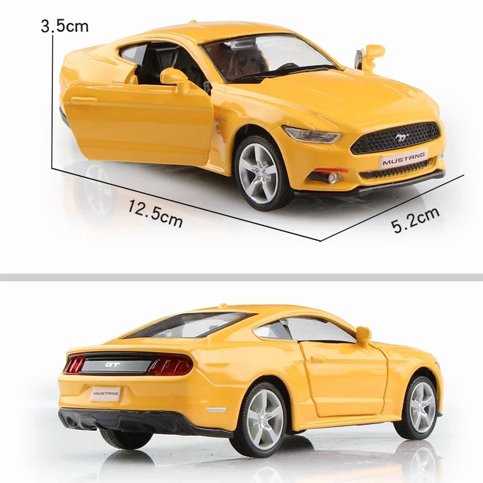 5 Inch American Super Car 2015 Ford Mustang GT Simulation Exquisite Diecasts & Toy Vehicles RMZ city 1:36 Alloy Collection Model