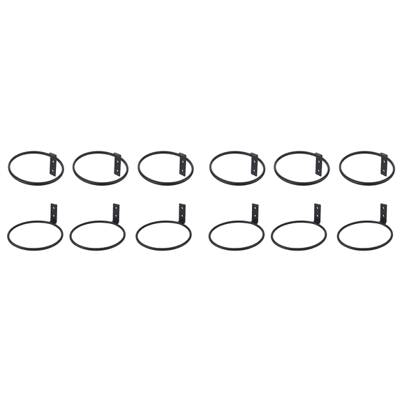 5 Inch (Approximately 12.7 cm) Flower Pot Holder Ring Wall Mount 12-Piece Flower Pot Hook Hook Wall Mount Bracket