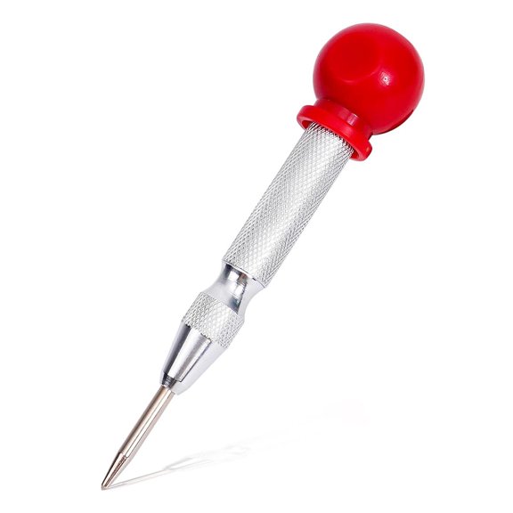 5-Inch Automatic Center Punch for Metal, Adjustable Impact Spring Loaded Center Punch Tool, Spring Punch, Center Punch Spring Loaded, Auto Center Punch