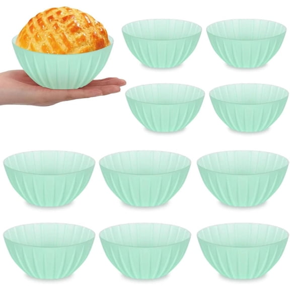 5 Inch Banneton Bread Proofing Basket Set of 10, Mini Small Banneton Basket Proo