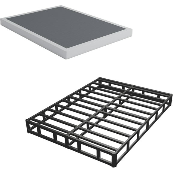 5 Inch Box Spring for King Bed,King Size Box Spring Only,Heavy Duty Mattress Foundation,Metal Bed Base,Non-Slip,Easy Assembly