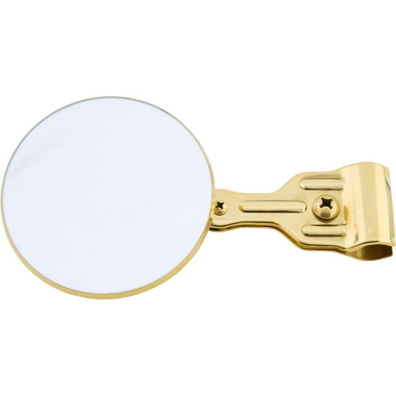 5 Inch Brass Round Outside Mirror T-Bucket/Ford Roadster