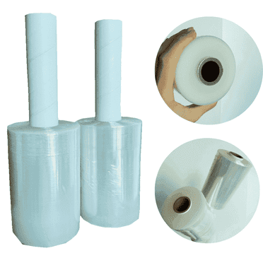 Mini Stretch Wrap with Handle, 5'' x 1000', Shrink Wrap Roll, Packing Wrap for Moving 2 Pack