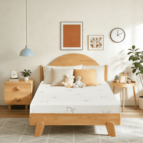 5 Inch Cooling Gel Memory Foam Mattress, Twin Size, Medium-Firm, Supportive