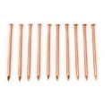 thumbnail image 1 of 5 Inch Copper Nails - Pack of 10 Massive Solid Copper Nail Spikes, 1 of 3
