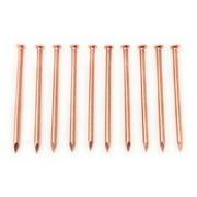 5 Inch Copper Nails - Pack of 10 Massive Solid Copper Nail Spikes
