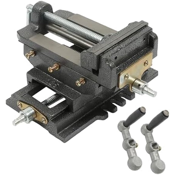 5 Inch Cross Slide Drill Press Vise double Way X-Y Heavy Duty Clamp Machine$$Tools & Hardware Other