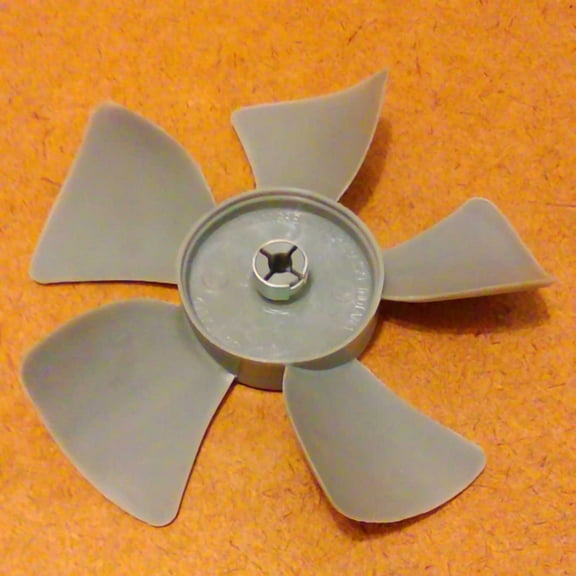 5 Inch Diameter Plastic Fan Blade/Propeller. 3/16 Inch Bore. Ccw Rotation.