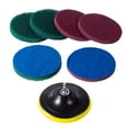 thumbnail image 1 of 5 Inch Drill Brush Tile Scrub Pad Cleaning Kit, Heavy Duty Household Cleaning Tools (dr, 1 of 5