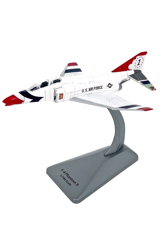 McDonnell Douglas F-4 Phantom Aircraft "No. 1, Thunderbirds" US Air Force "Collector Series" 1/144 Diecast Model by Air Force 1