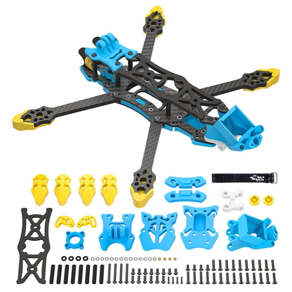 5-Inch FPV Frame EVA5 | 230mm XH Structure, 5mm Arms & 2.5mm Top/Mid Plates | Compatible with DJI O4 Pro Air Unit