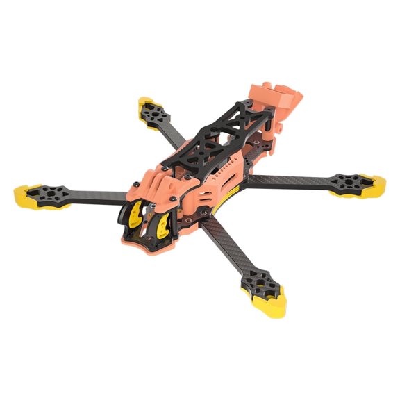 5 Inch FPV Freestyle Long Range 3K Carbon Fiber EVA5 Frame Kit Quadcopter Racing Drone - XHApricot Yellow