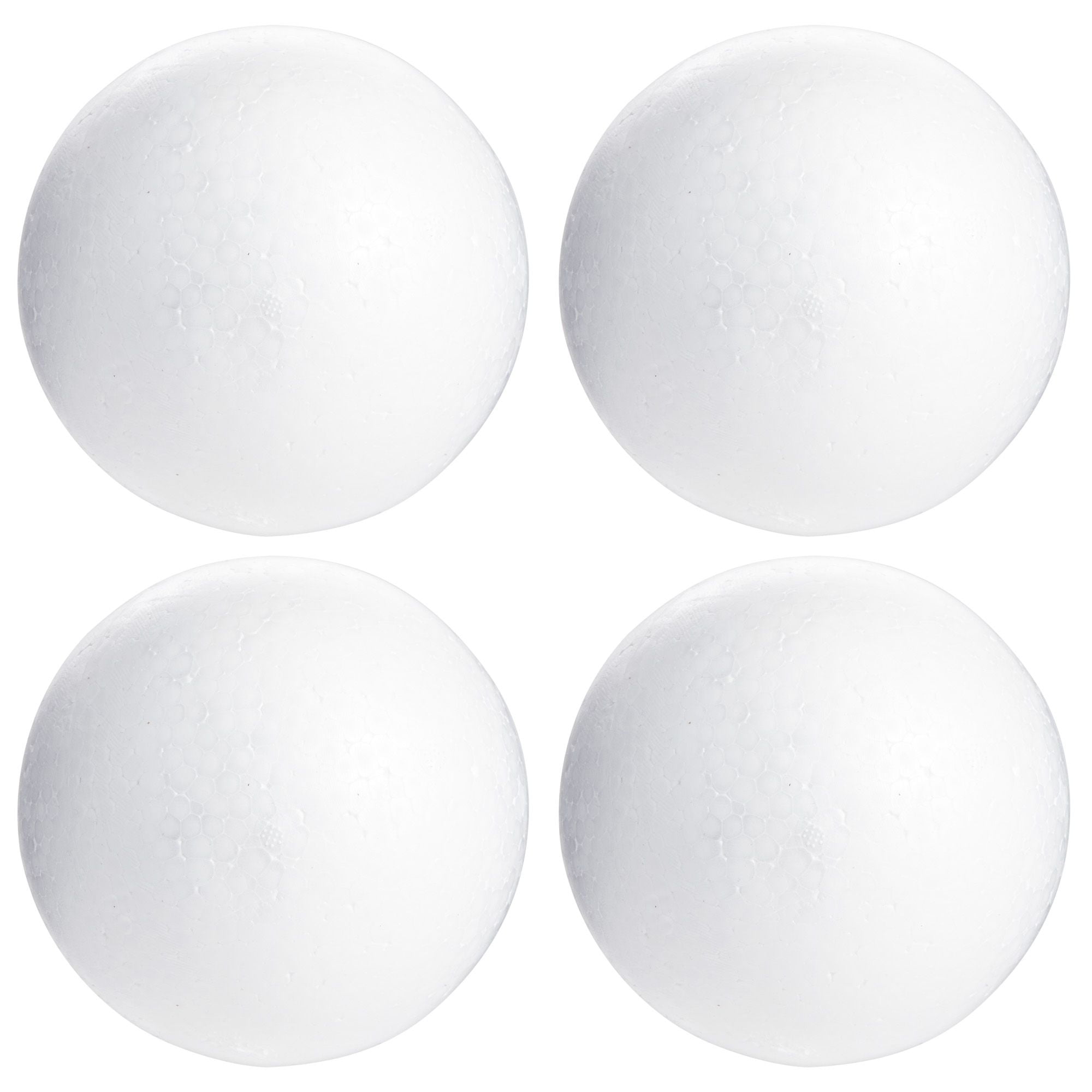 6 Styrofoam Balls 5in by Quick Candles