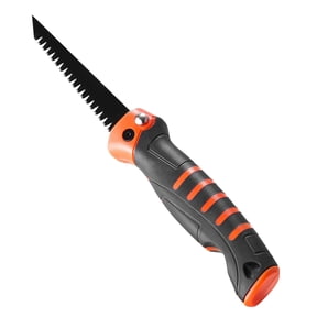 5 Inch Folding Saw Drywall Hand Saw with Triple Ground Teeth Tip Soft Grip Foldable Blade for Wood PVC Wallboard Cement Board