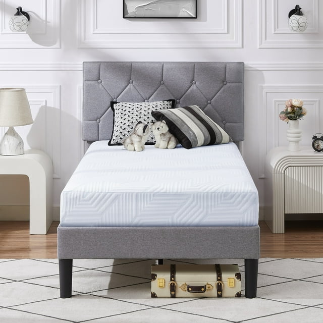 5 Inch Gel Memory Foam Mattress, Fiberglass Free, Bunk Bed, Trundle Bed