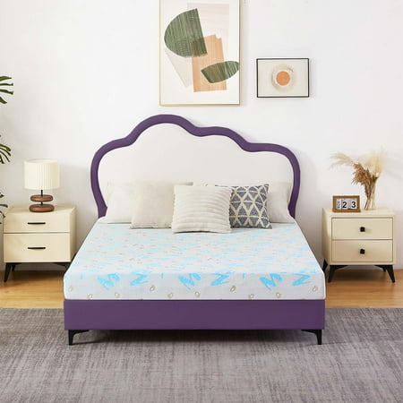5 Inch Gel Memory Foam Mattress - Firm Feel - Gel Infusion- Breathable Cover